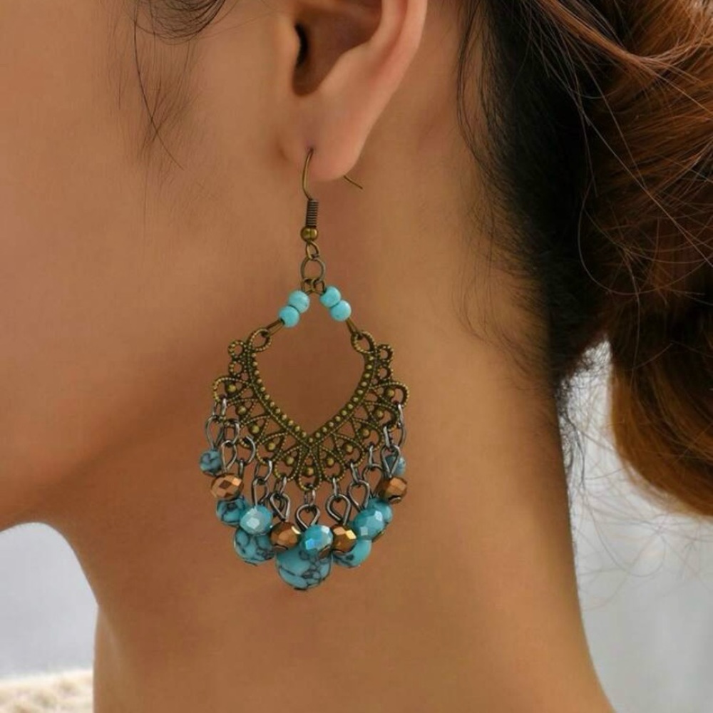Boho statement earrings